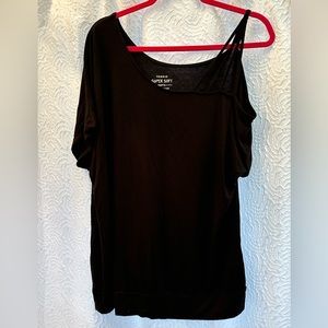 Black Super Soft blouse. Torrid size 1. Like new